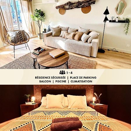 Modern 1 Bdr + Balcony + Free Parking + Ac + Pool Διαμέρισμα L'Isle-d'Abeau Εξωτερικό φωτογραφία