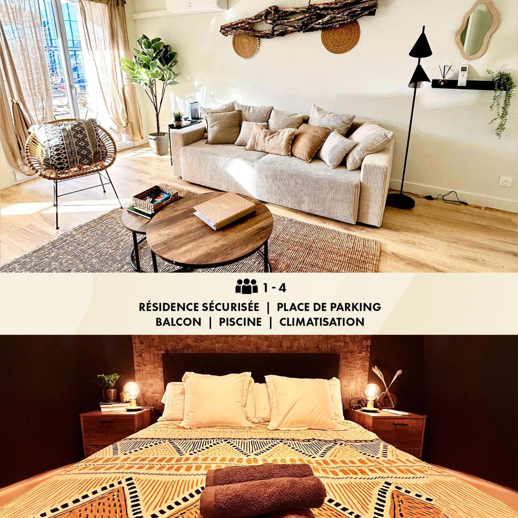 Modern 1 Bdr + Balcony + Free Parking + Ac + Pool Διαμέρισμα L'Isle-d'Abeau Εξωτερικό φωτογραφία